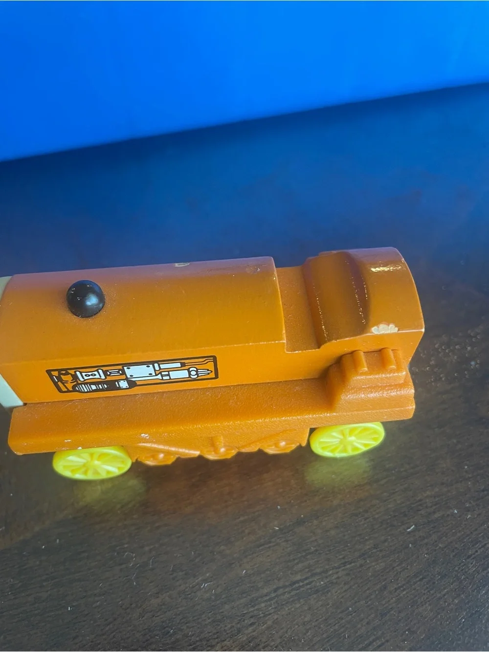 Thomas the Train Terence Tractor Wooden Railway Rare Friends Vintage Orange